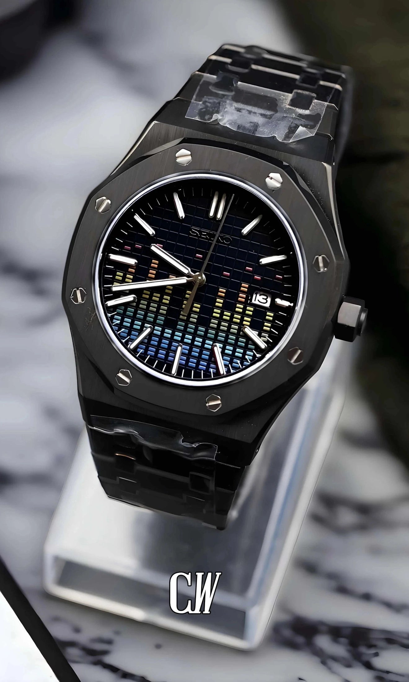 Oak mod watch 'Music dial' limited edition-Circa Watch Labs