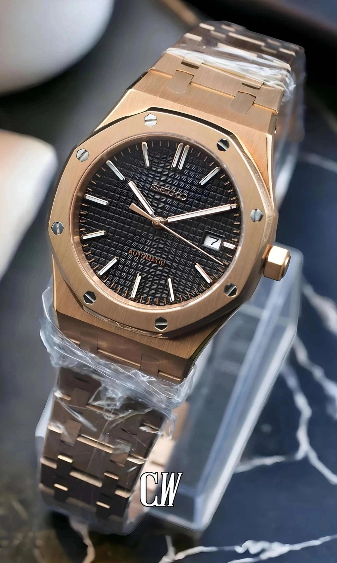 Oak mod watch 'Rose gold'-Circa Watch Labs