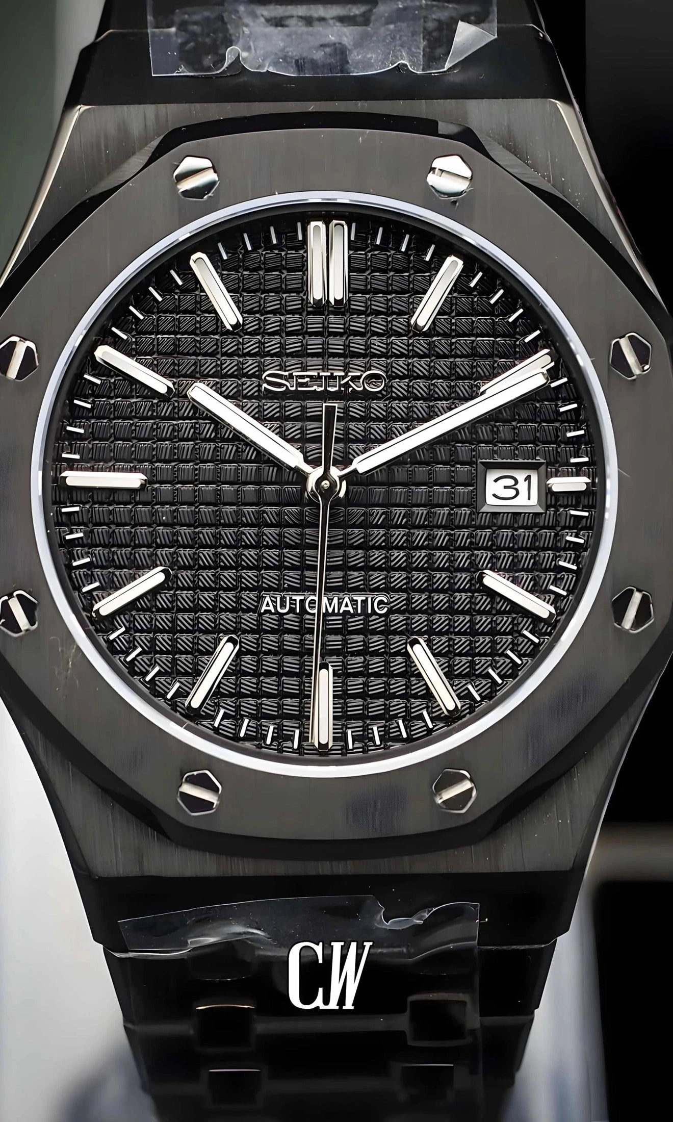 Oak mod watch 'Triple black'-Circa Watch Labs