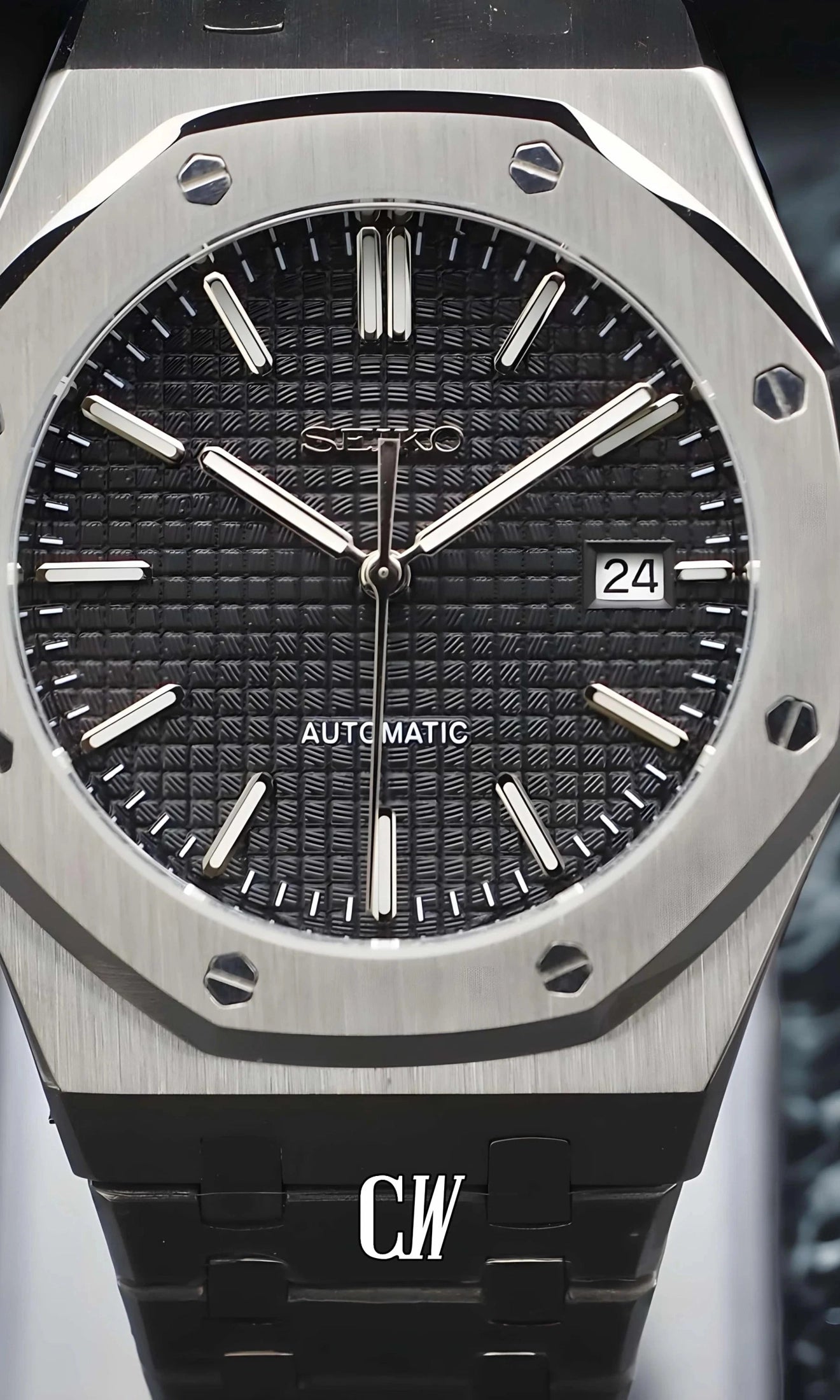 Oak mod watch 'black'-Circa Watch Labs