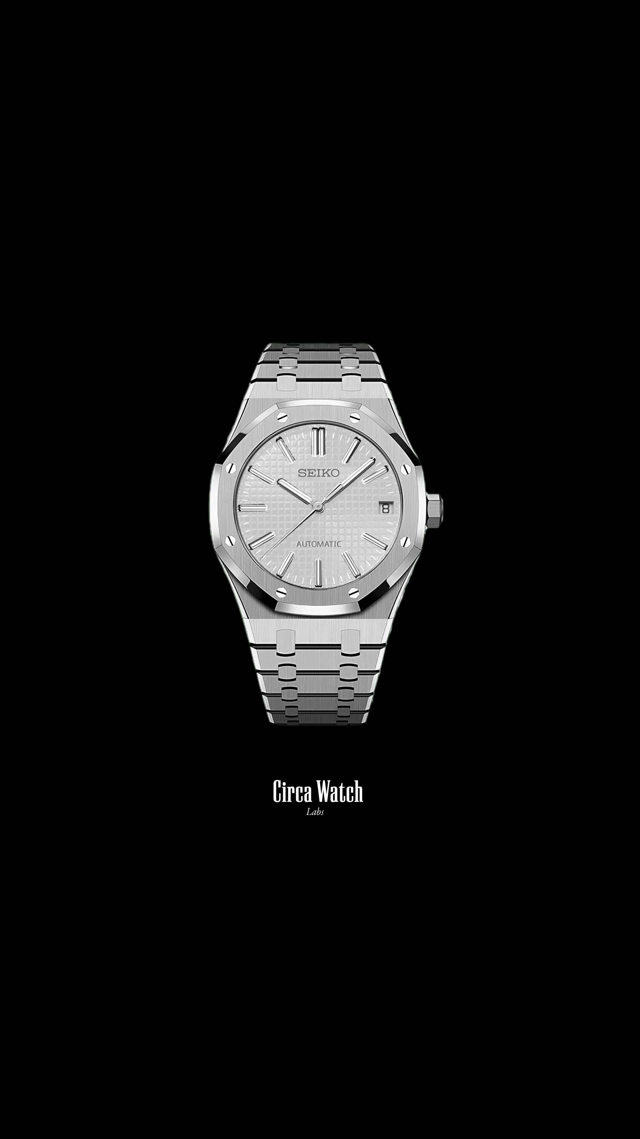 Mod Royal Seikoak watch 'white'