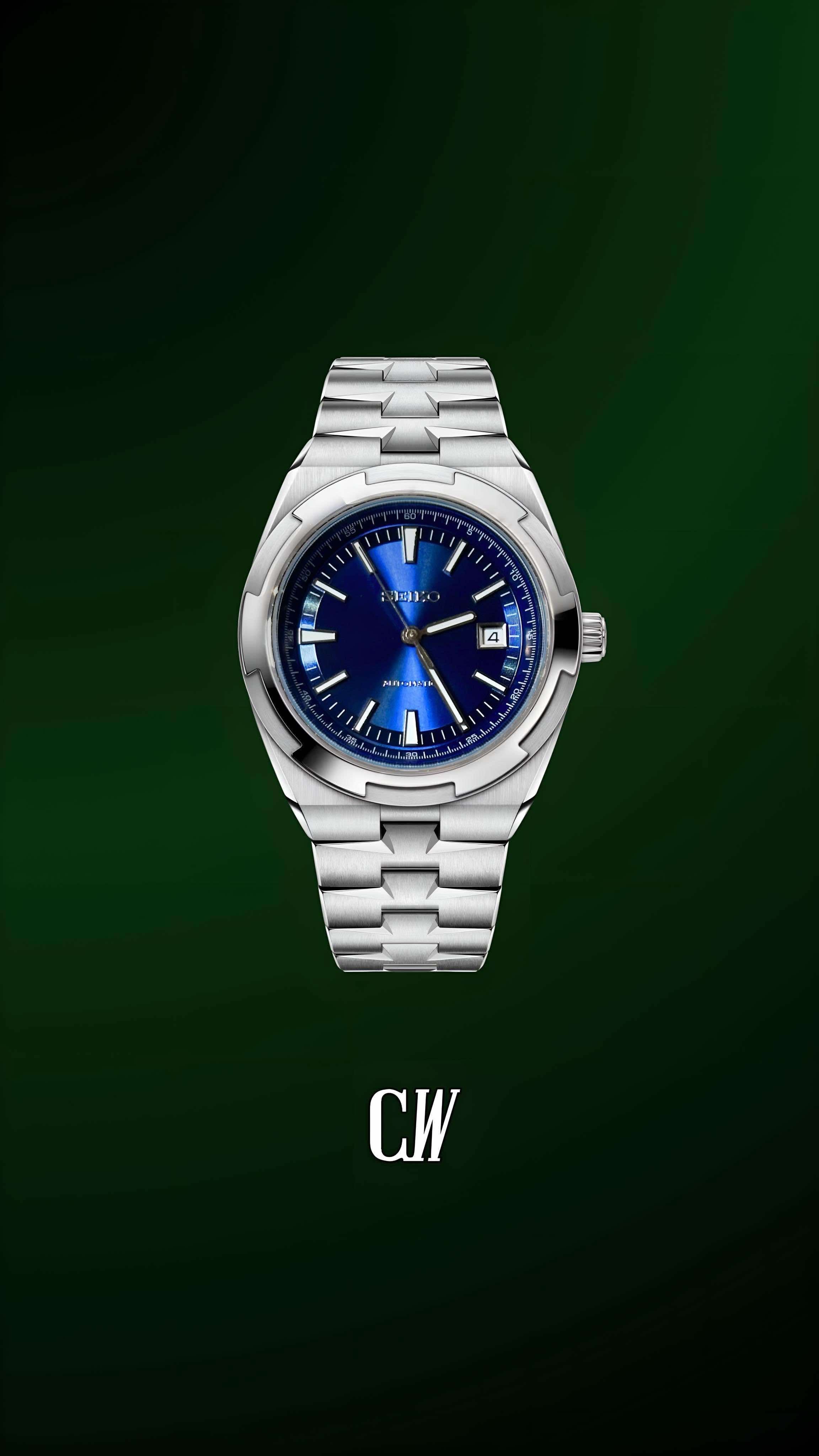 Seikoverseas mod homage automatic watch - Circa Watch Labs