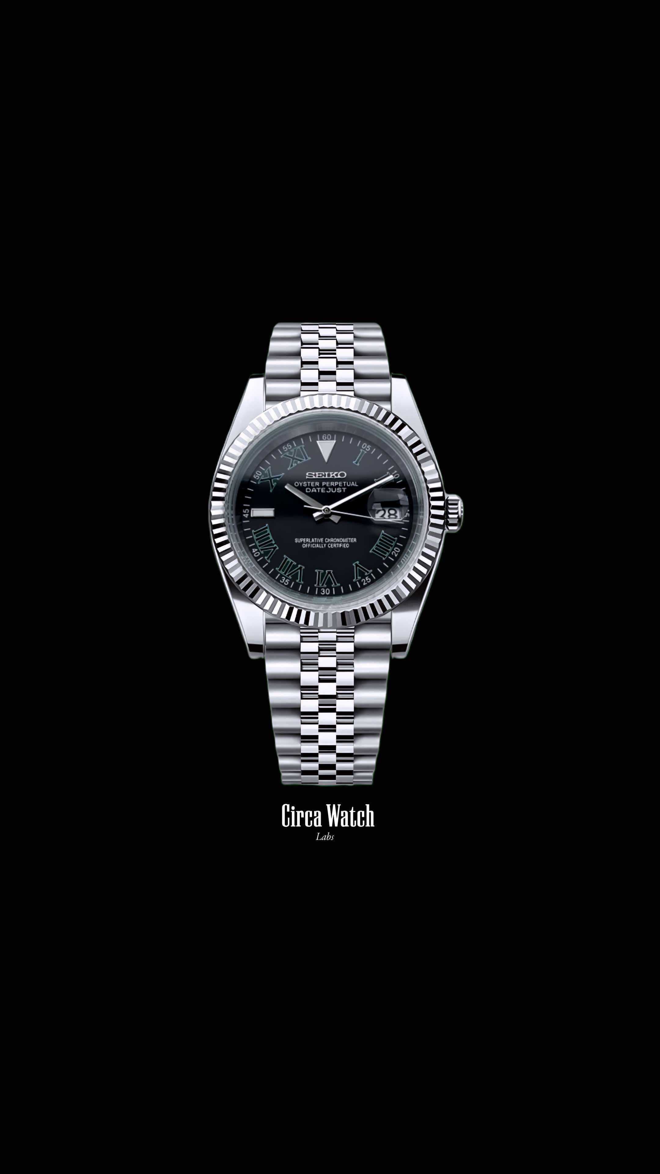 Seikojust mod Wimbledon watch black