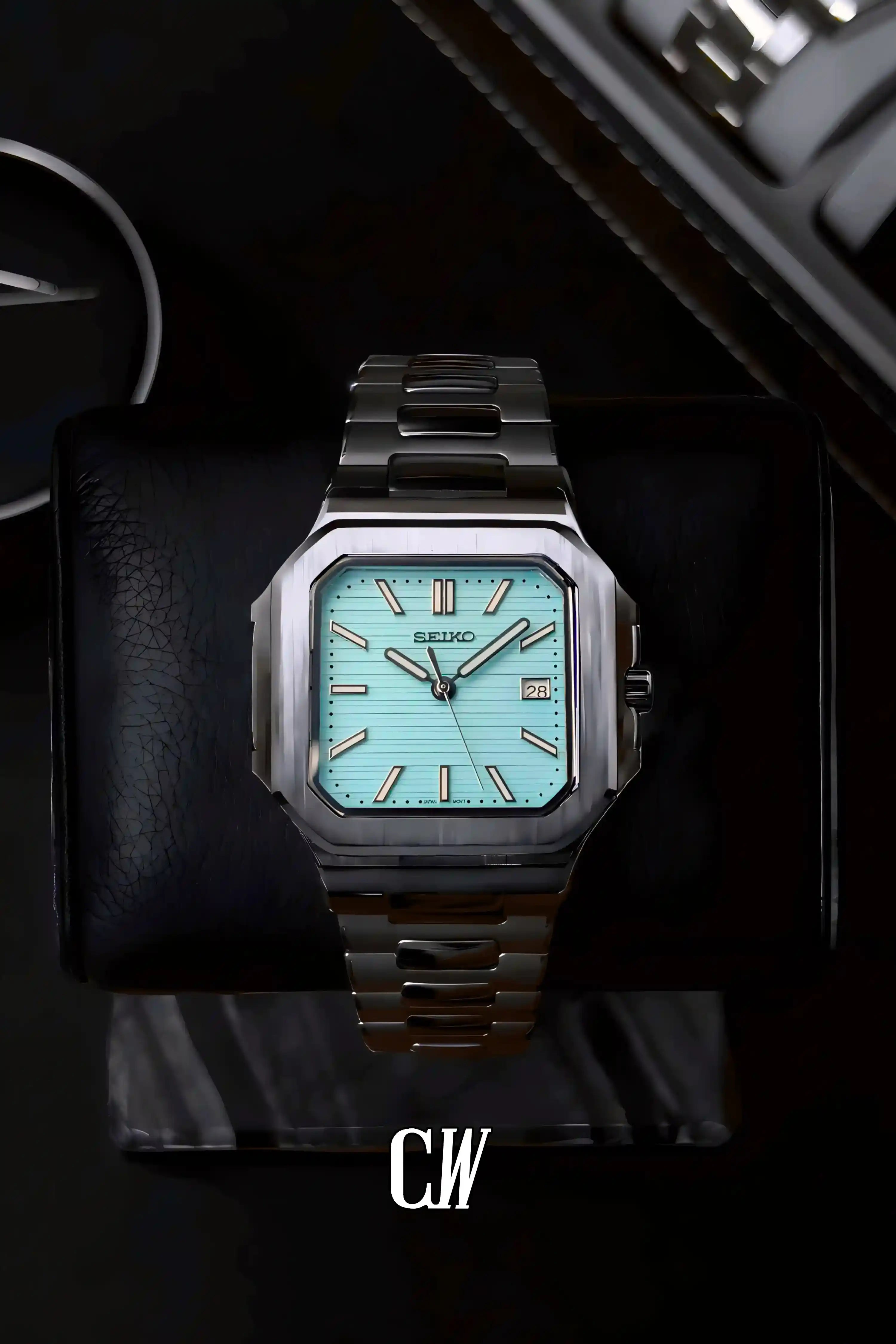 Seikocubitus mod watch tiffany blue