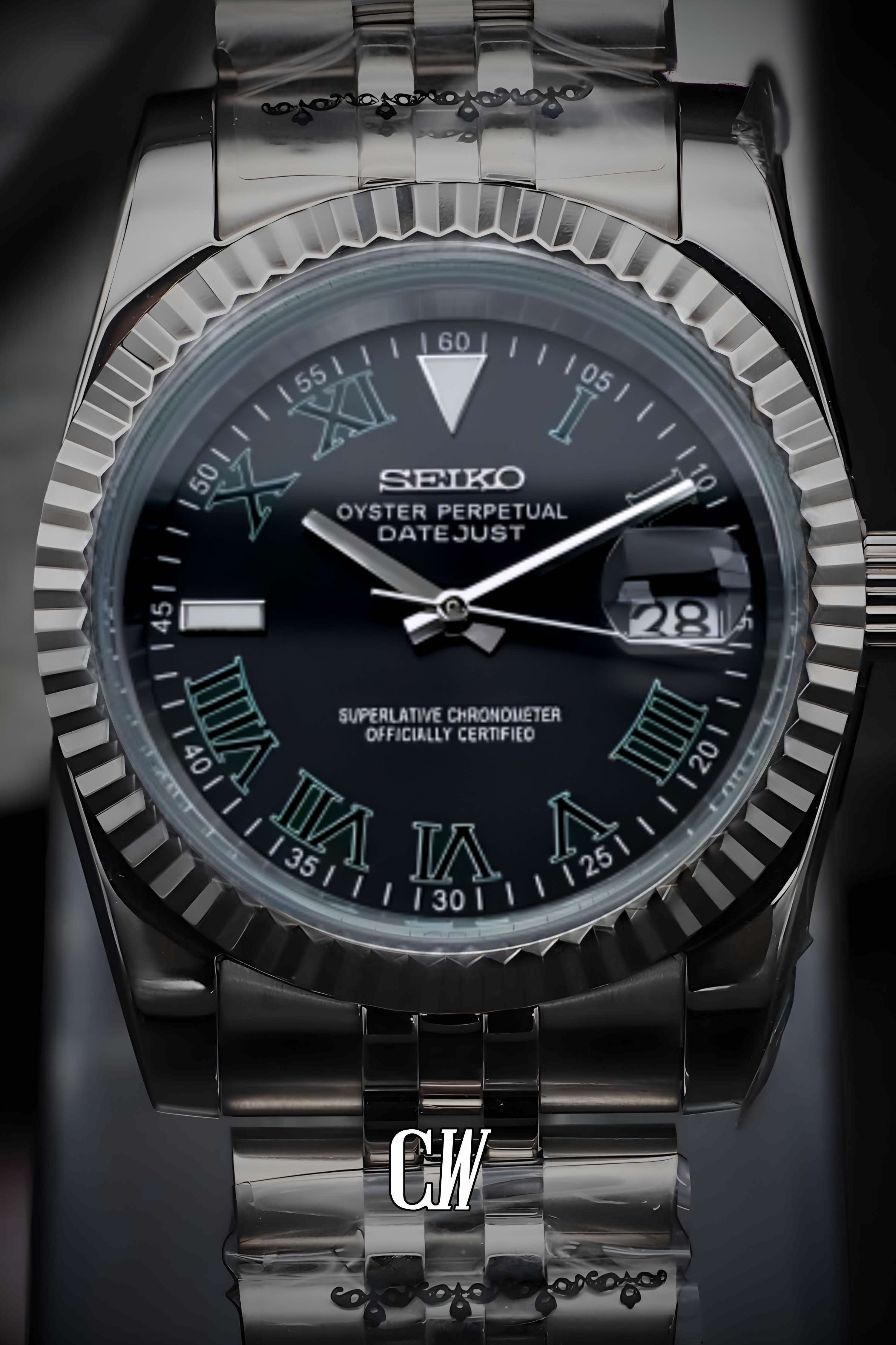 Seikojust mod Wimbledon watch black