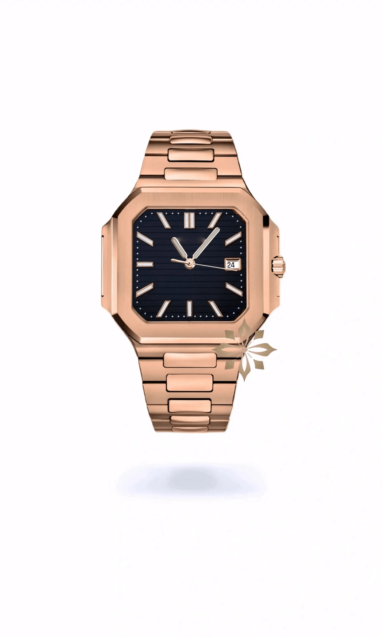 Cubito mod watch rose gold black - Circa Watch Labs seiko mod