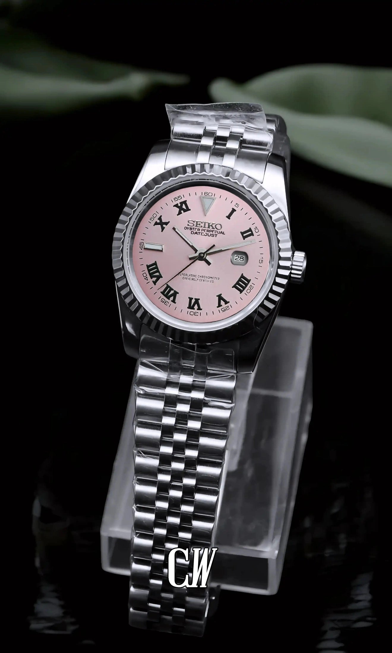 Ladies Seikojust mod watch 31mm wimbledon silver - Circa Watch Labs