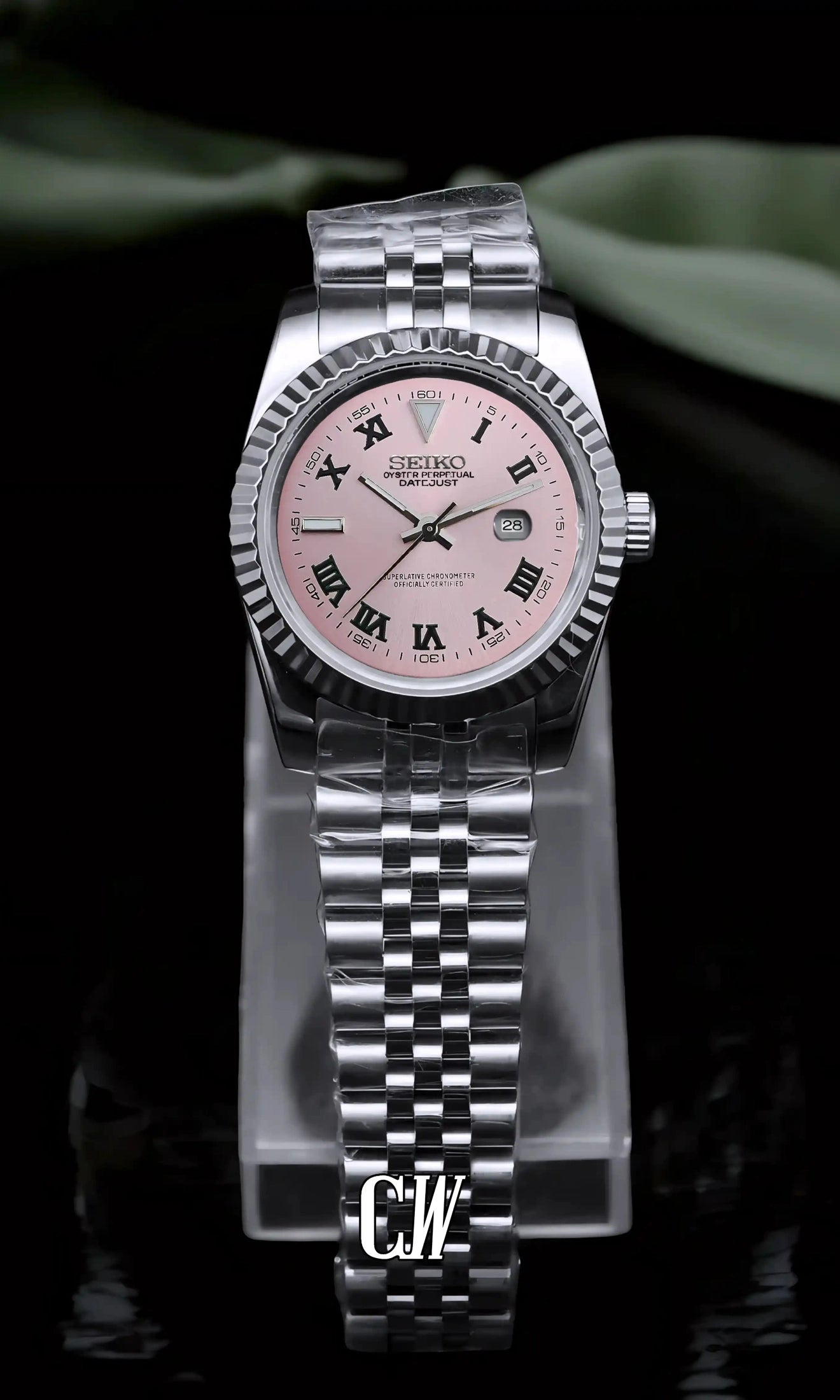 Ladies Seikojust mod watch 31mm wimbledon silver - Circa Watch Labs