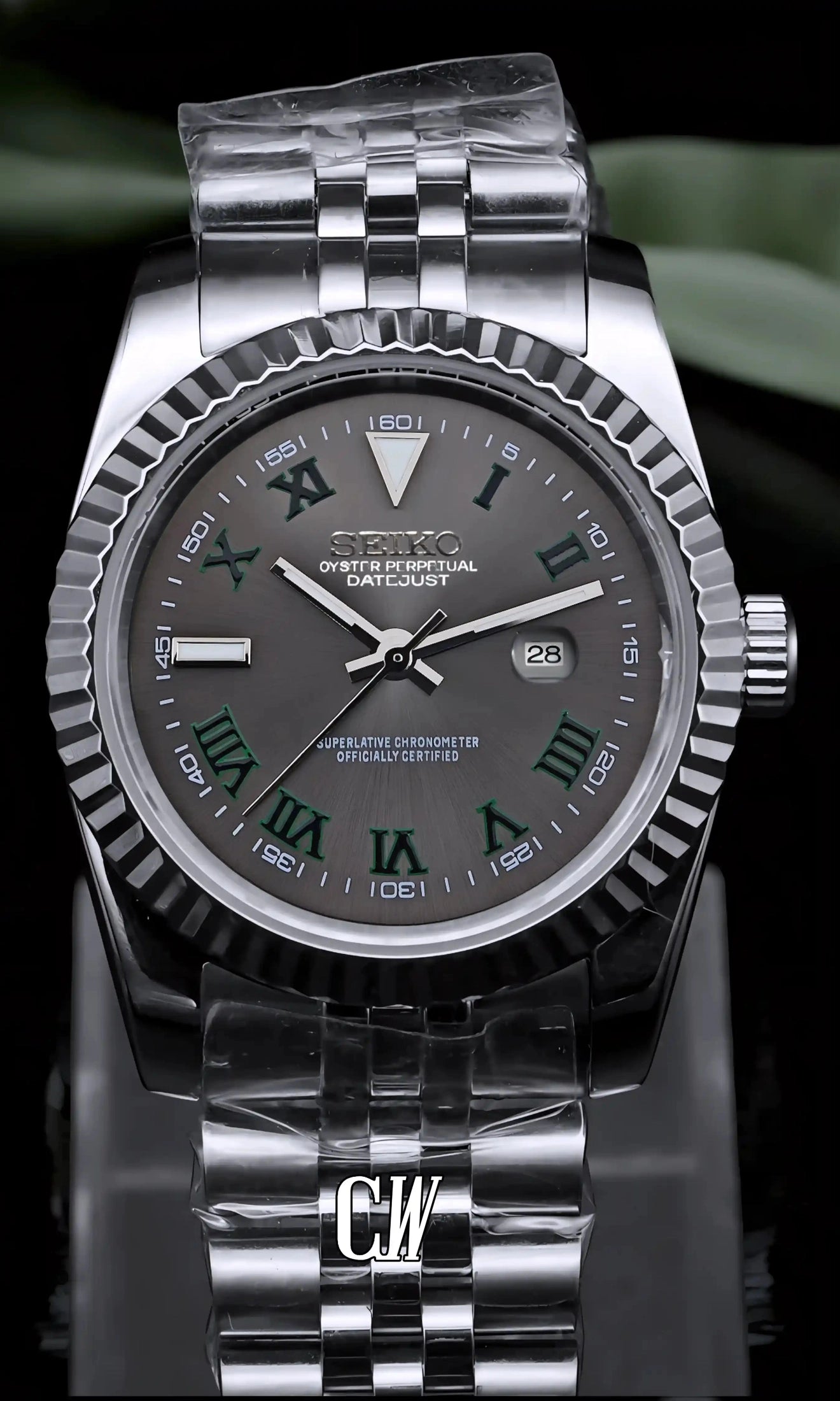 Ladies Seikojust mod watch 31mm wimbledon white - Circa Watch Labs