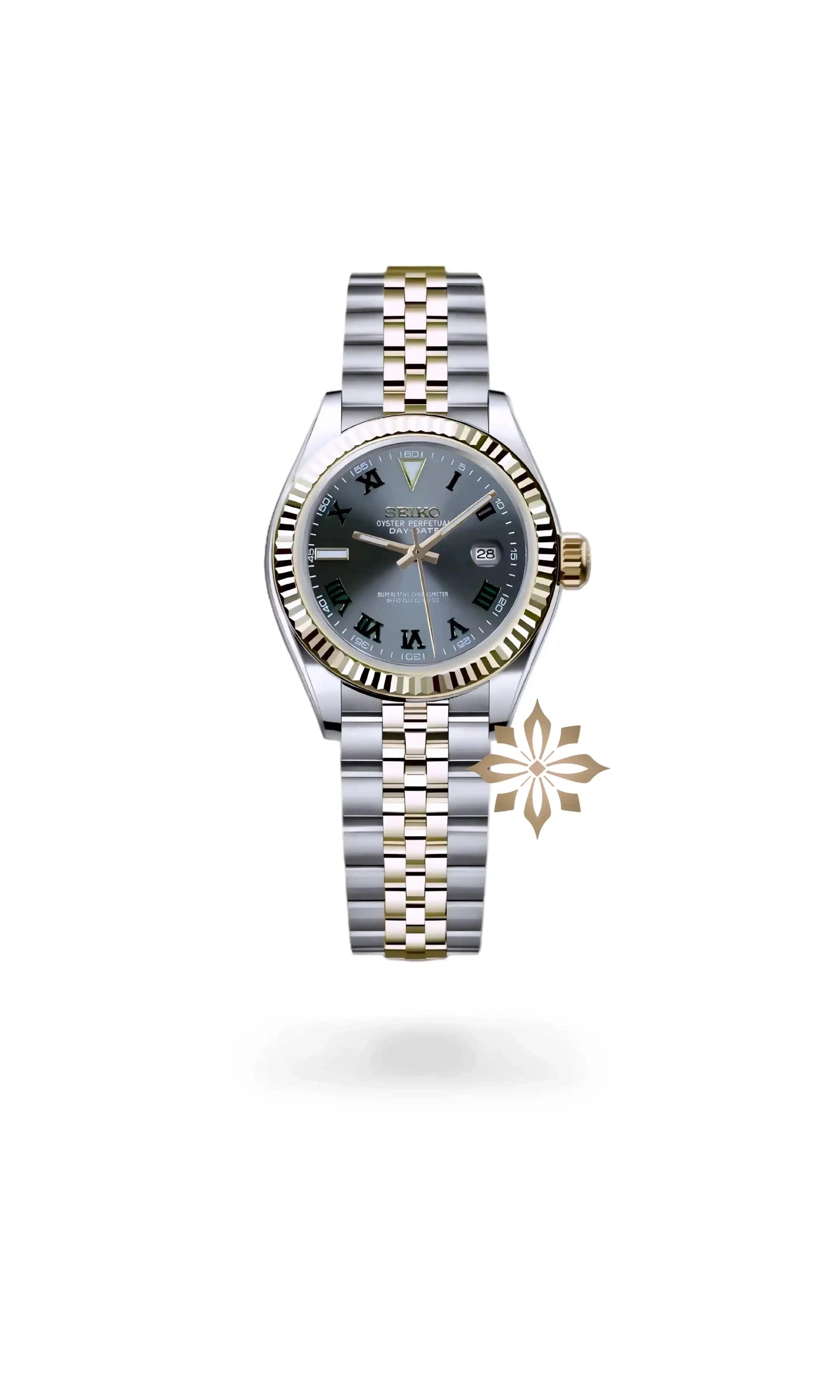 seiko mod Ladies Seikojust mod watch 31mm wimbledon two tone gold silver