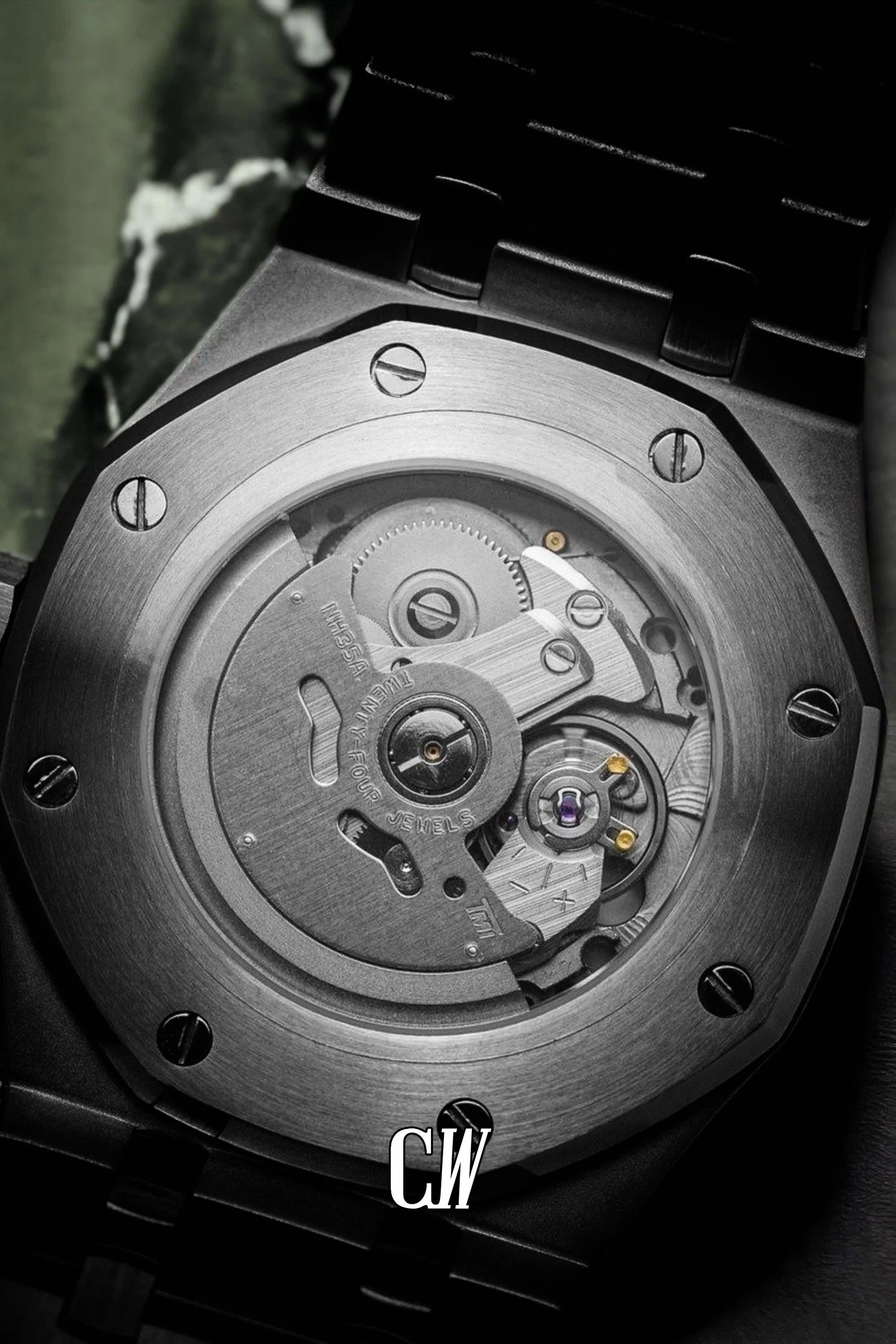 Mod Royal Seikoak automatic watch 'ice blue' arabic - Circa Watch Labs
