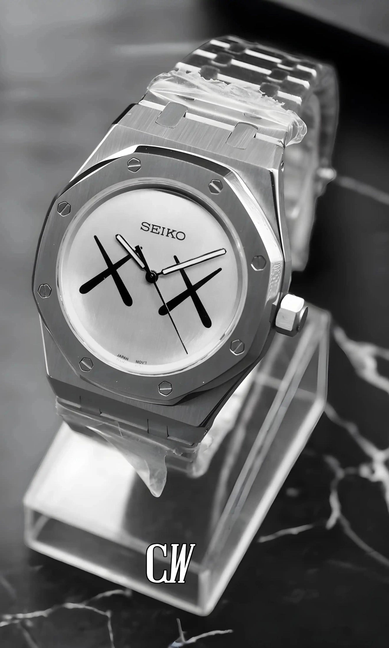 Mod Royal Seikoak watch kaws style - Circa Watch Labs