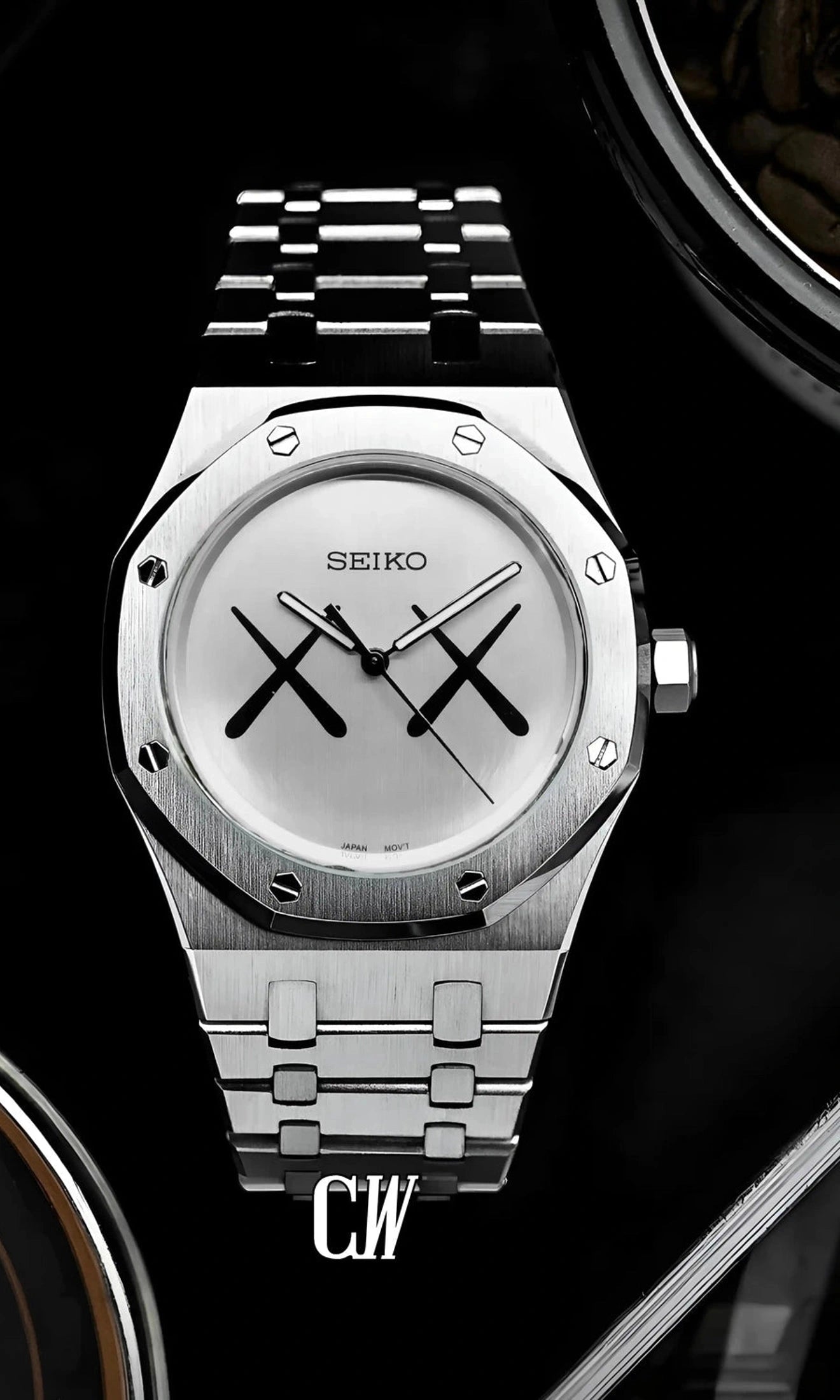 Mod Royal Seikoak watch kaws style - Circa Watch Labs