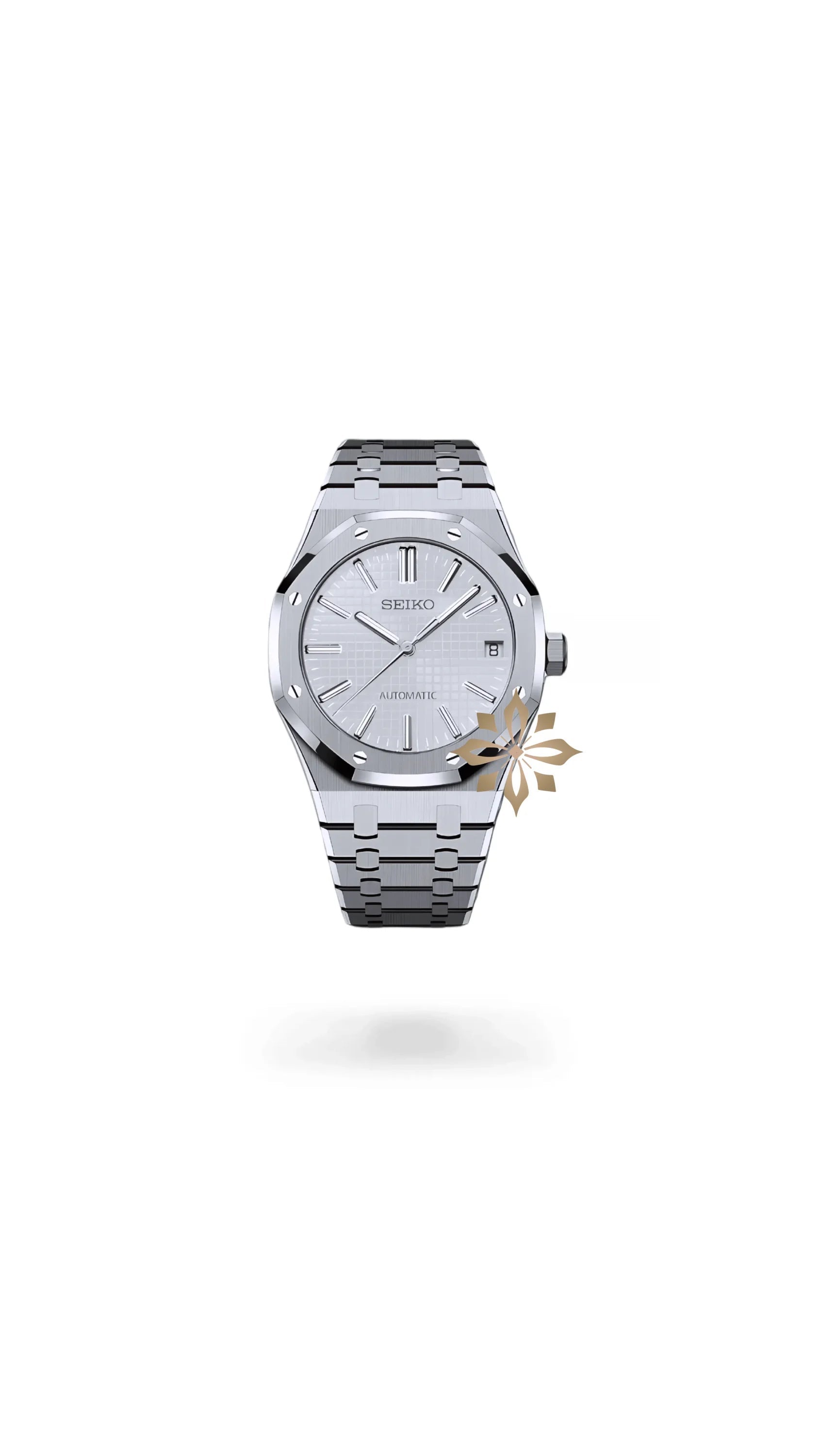 Mod Royal Seikoak watch 'white' - Circa Watch Labs seiko mod