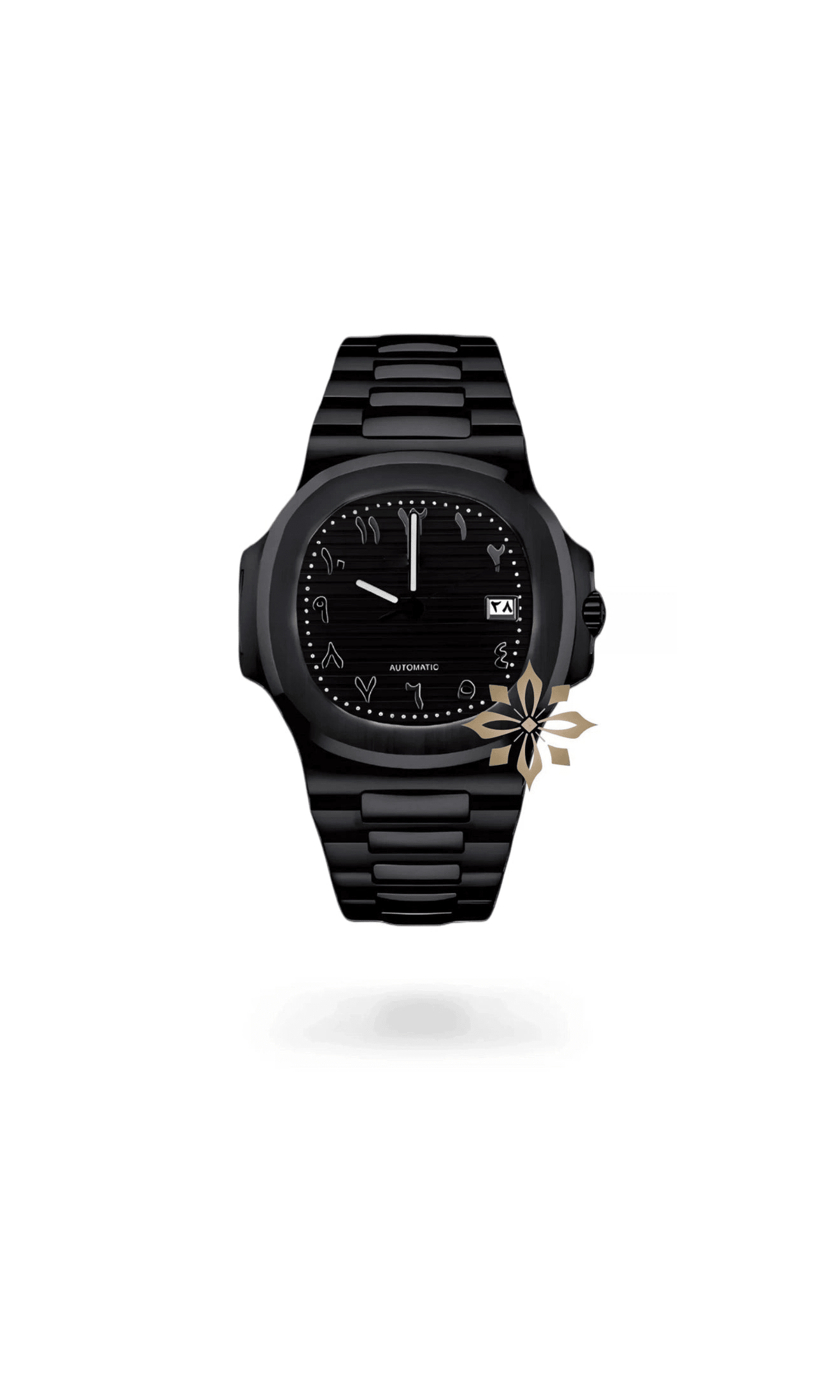 Nautiko mod watch arabic triple black - Circa Watch Labs seiko mod