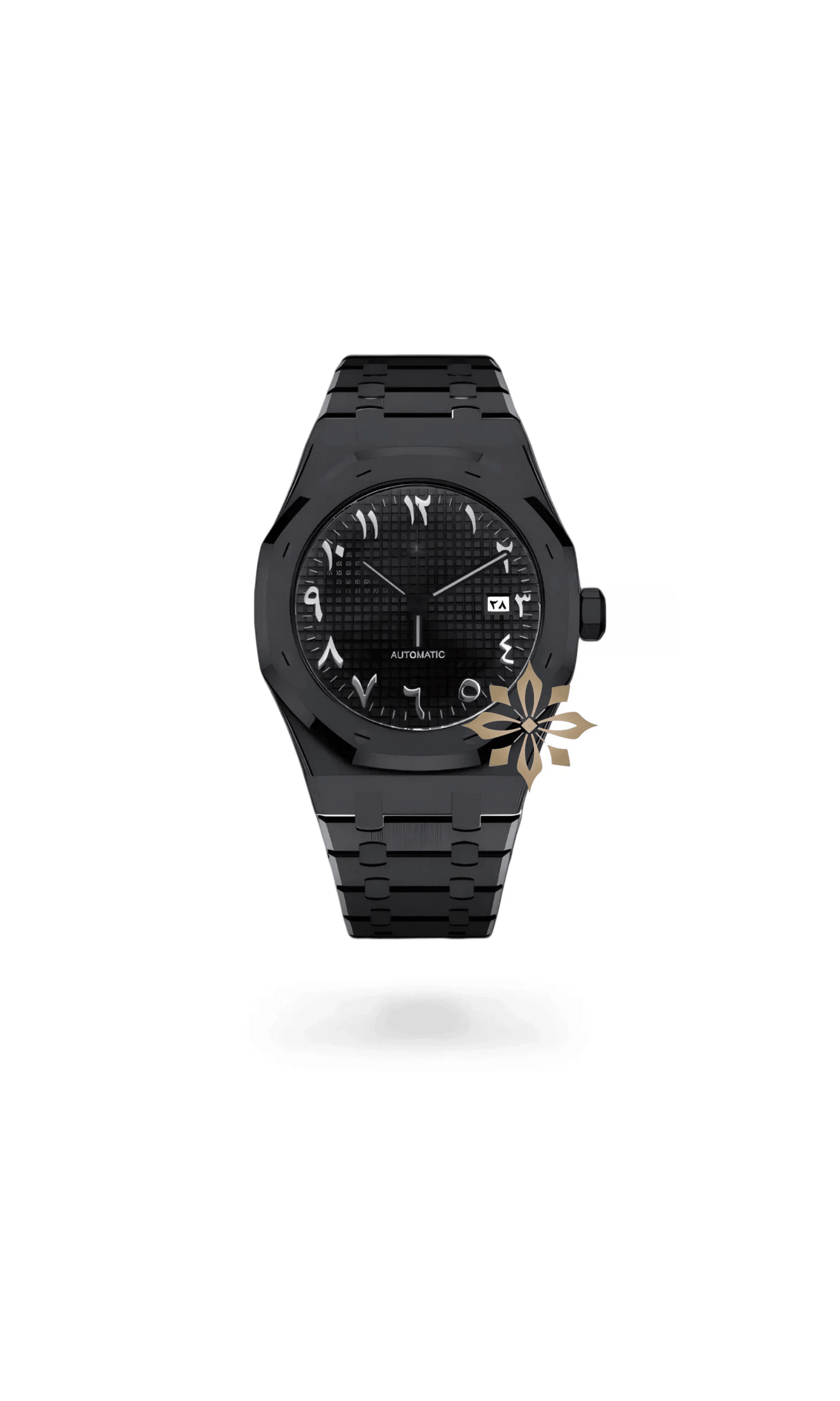 Oak mod automatic watch 'triple black' arabic - Circa Watch Labs seiko mod
