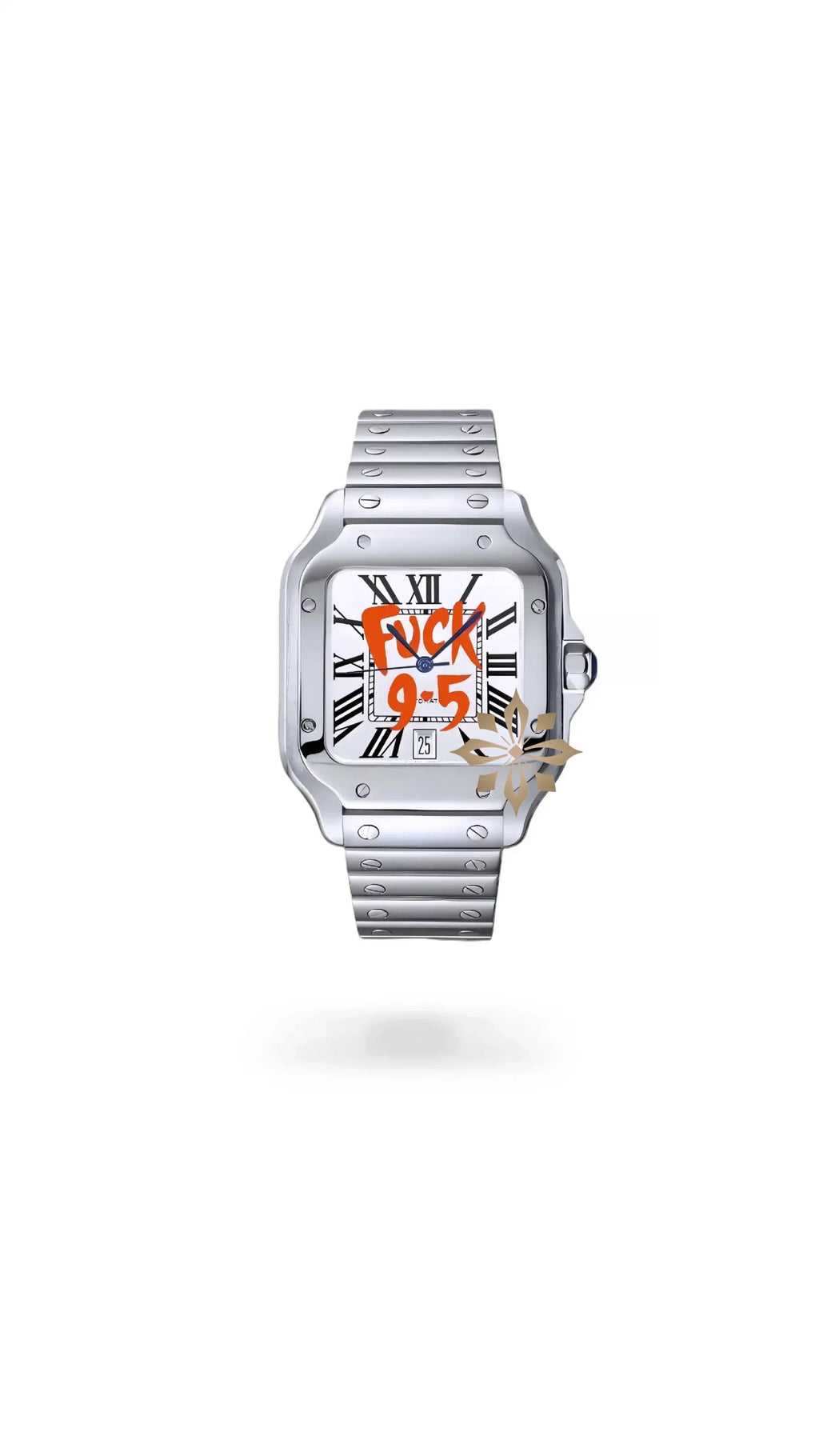 カスタム nh35 mod サントス Seiko Mod Santos 38mm: 904L Steel, Sapphire Glass, NH35 Auto