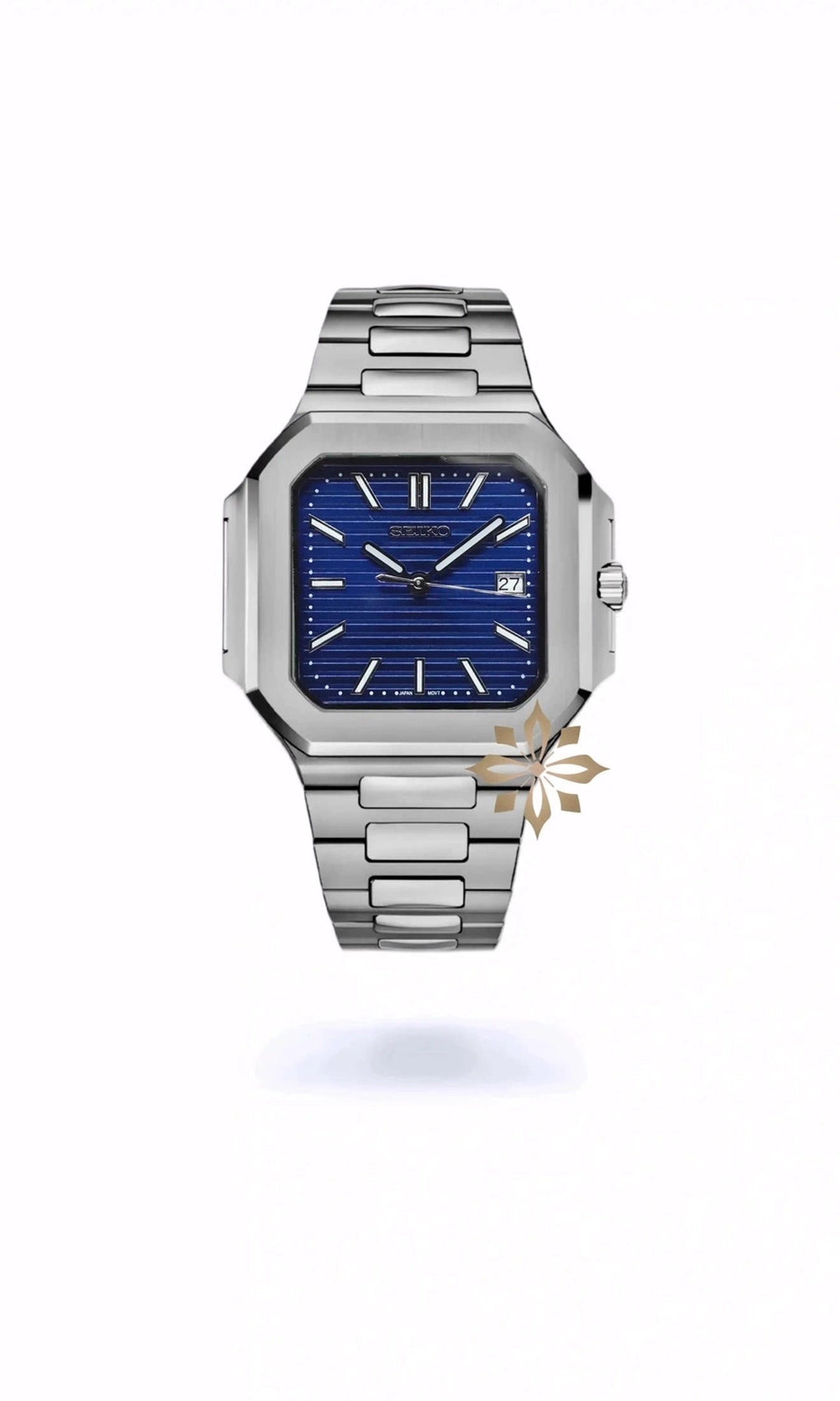 seiko mod Seikocubitus mod watch blue