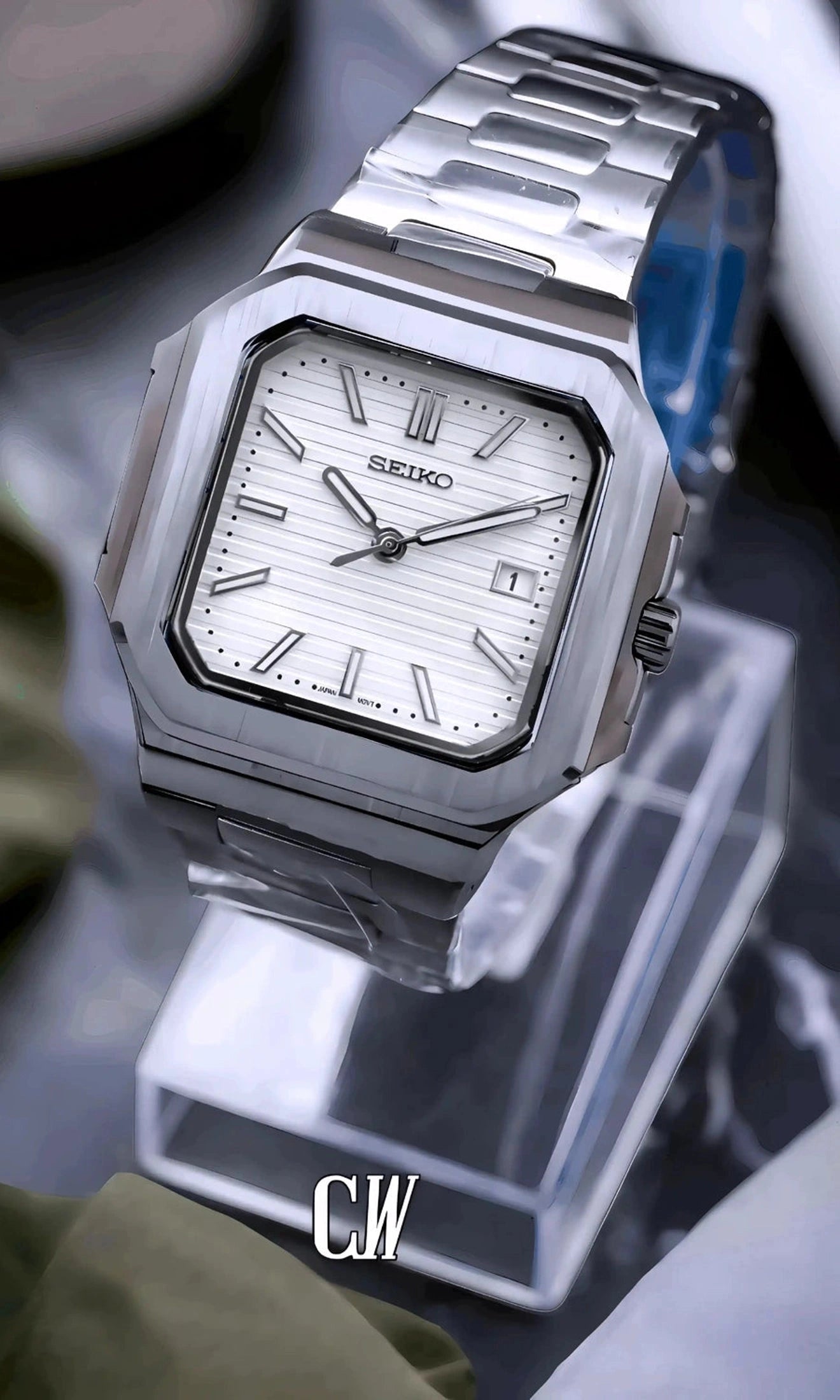 Seikocubitus mod watch white - Circa Watch Labs