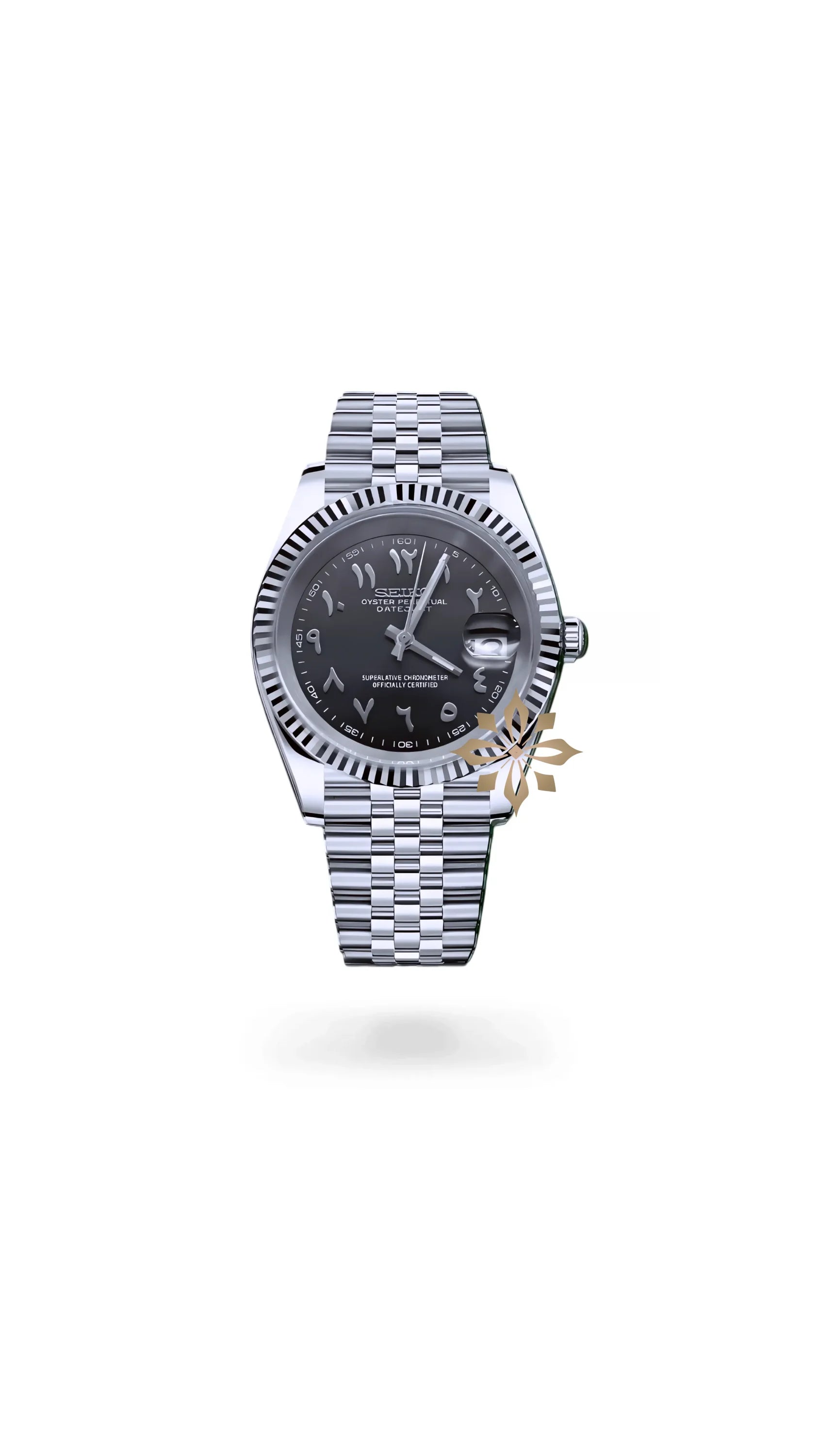 Seikojust mod watch 'Black' arabic - Circa Watch Labs