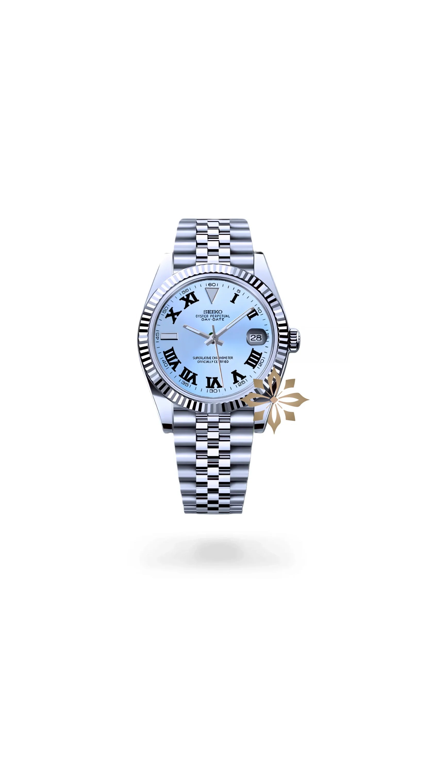 Seikojust mod Wimbledon watch blue - Circa Watch Labs seiko mod