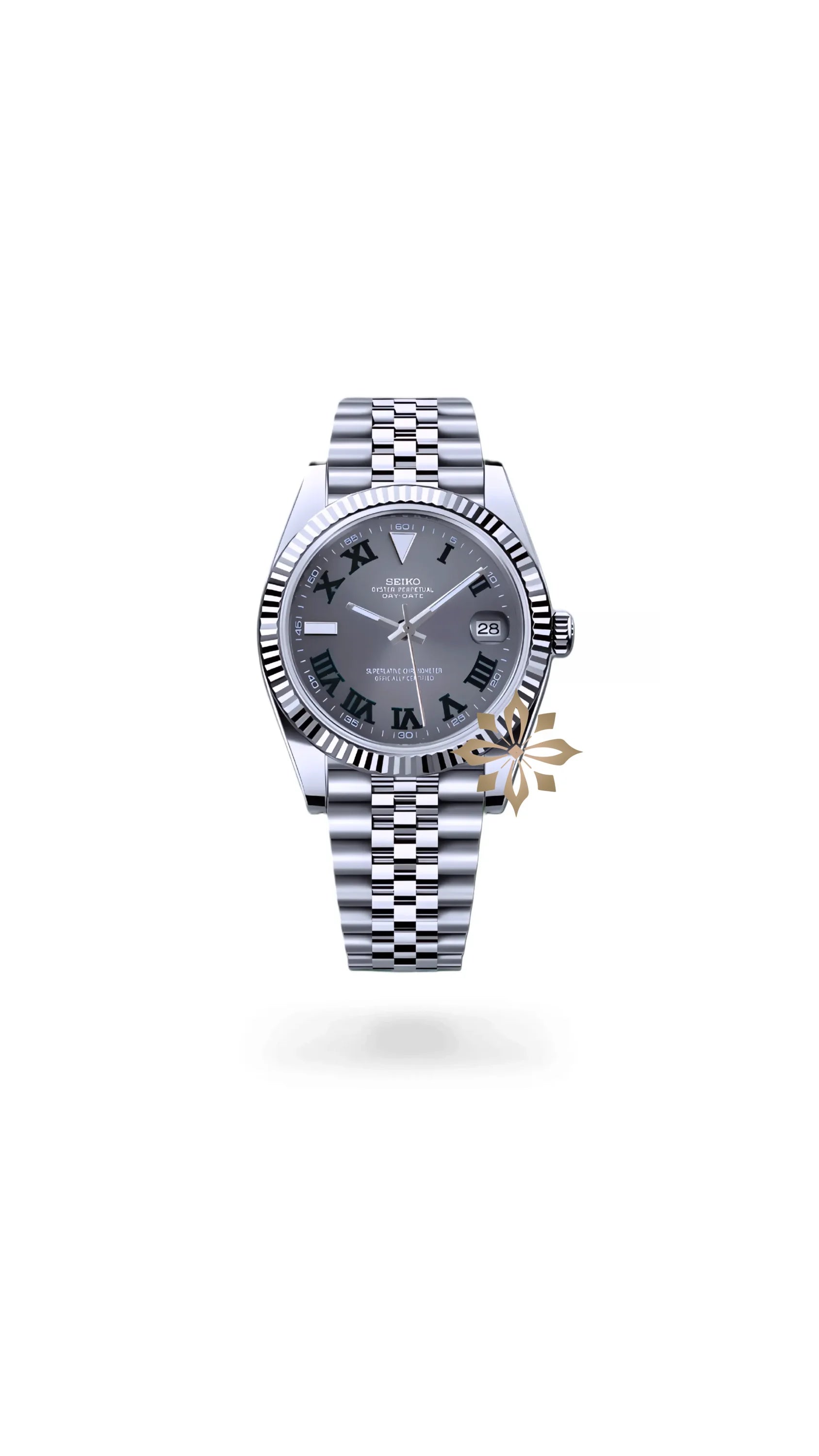 Seikojust Wimbledon watch silver - Circa Watch Labs seiko mod
