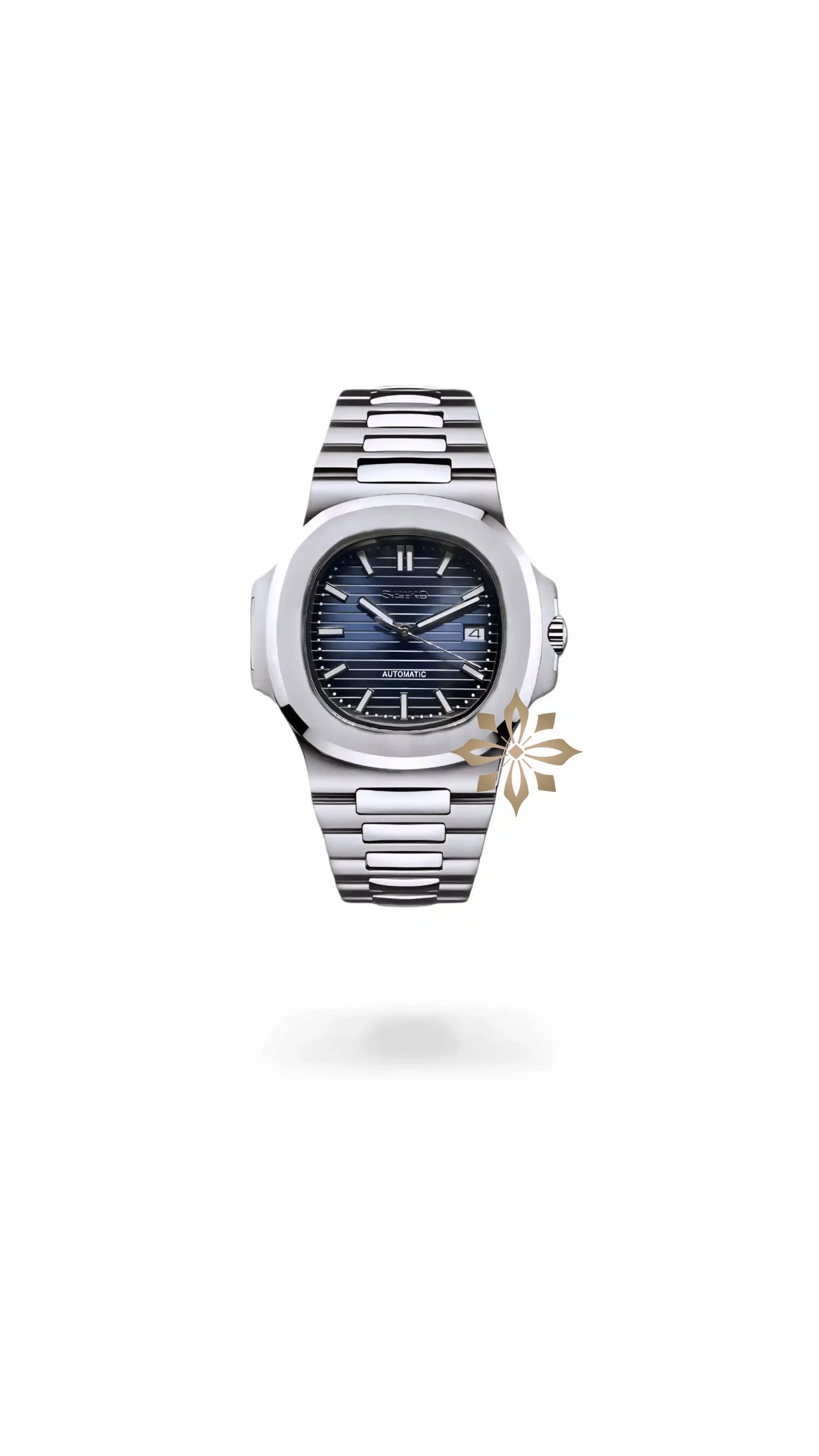 Seikonautilus mod watch blue - Circa Watch Labs seiko mod