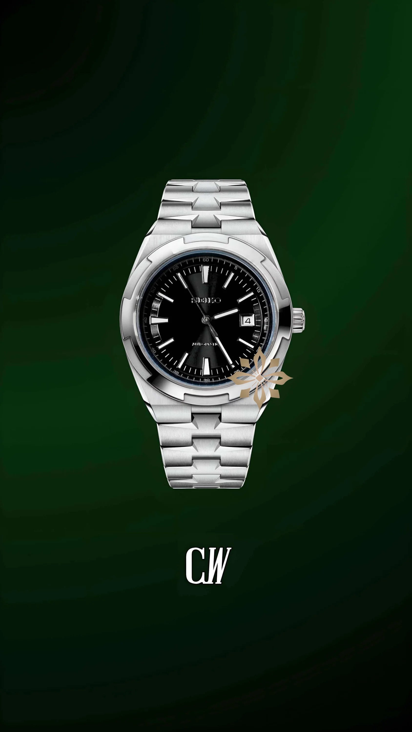 Seikoverseas mod homage automatic watch - Circa Watch Labs seiko mod