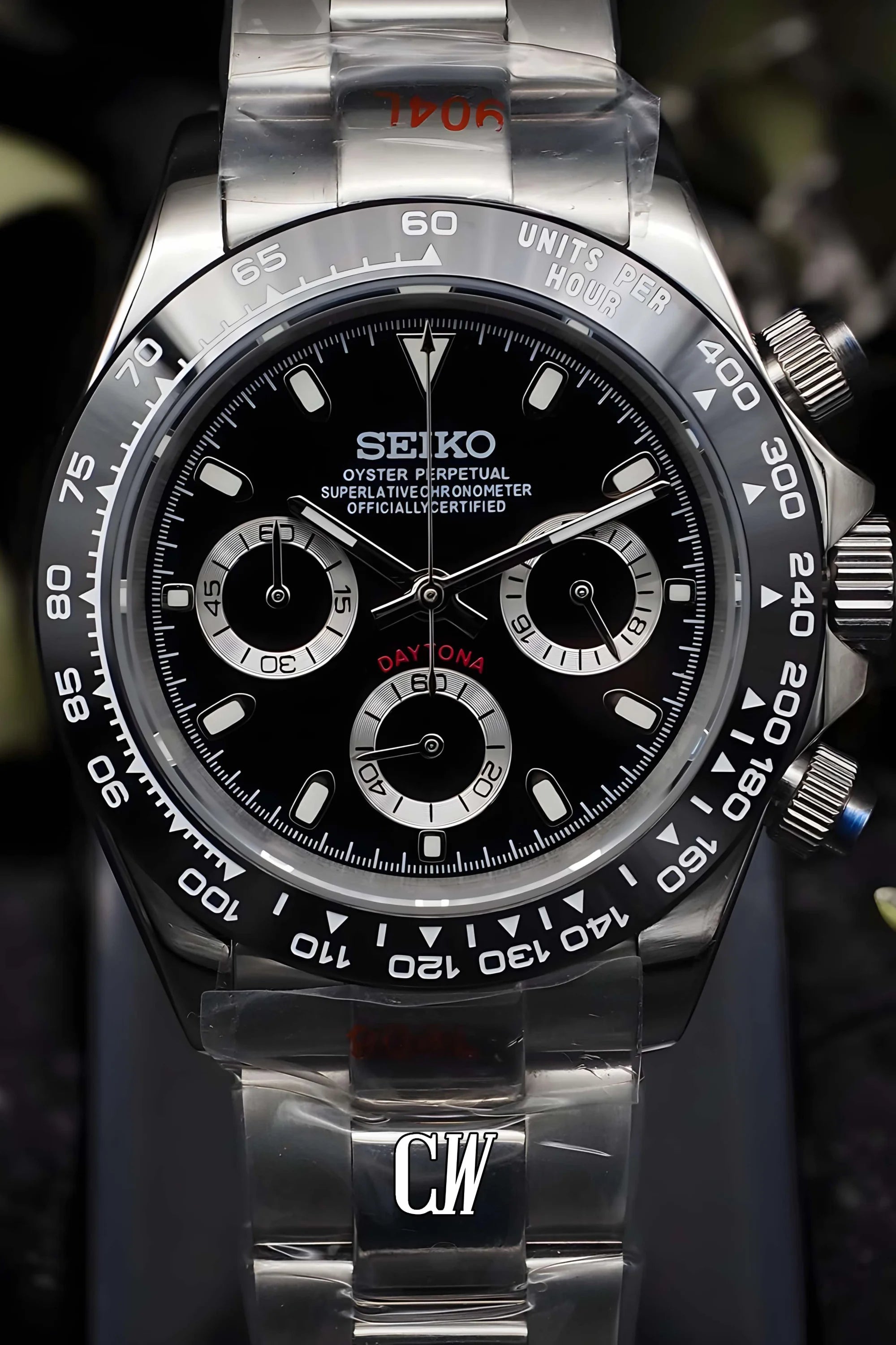 Seitona mod black watch - Circa Watch Labs