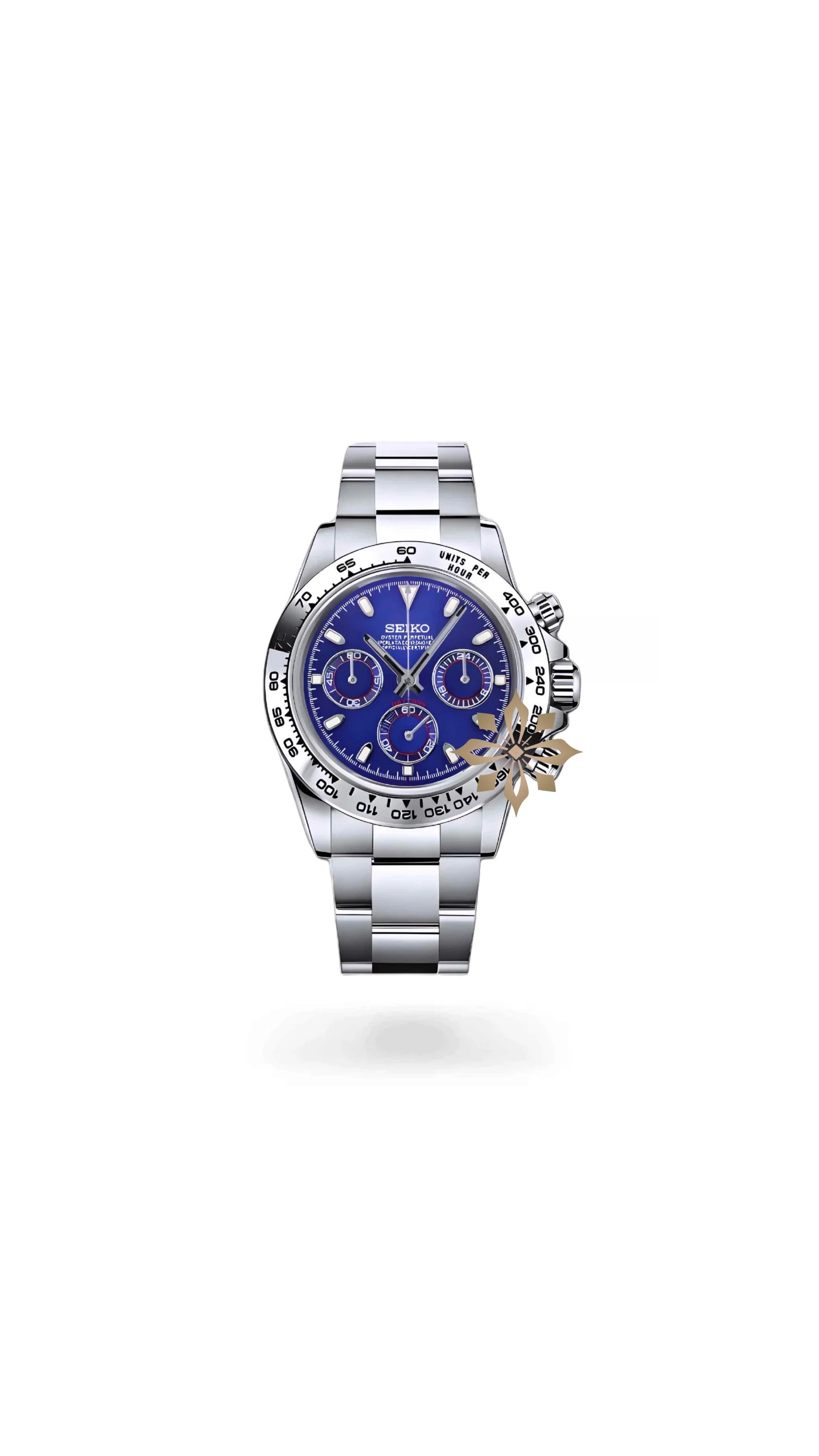 Seitona mod blue silver watch - Circa Watch Labs
