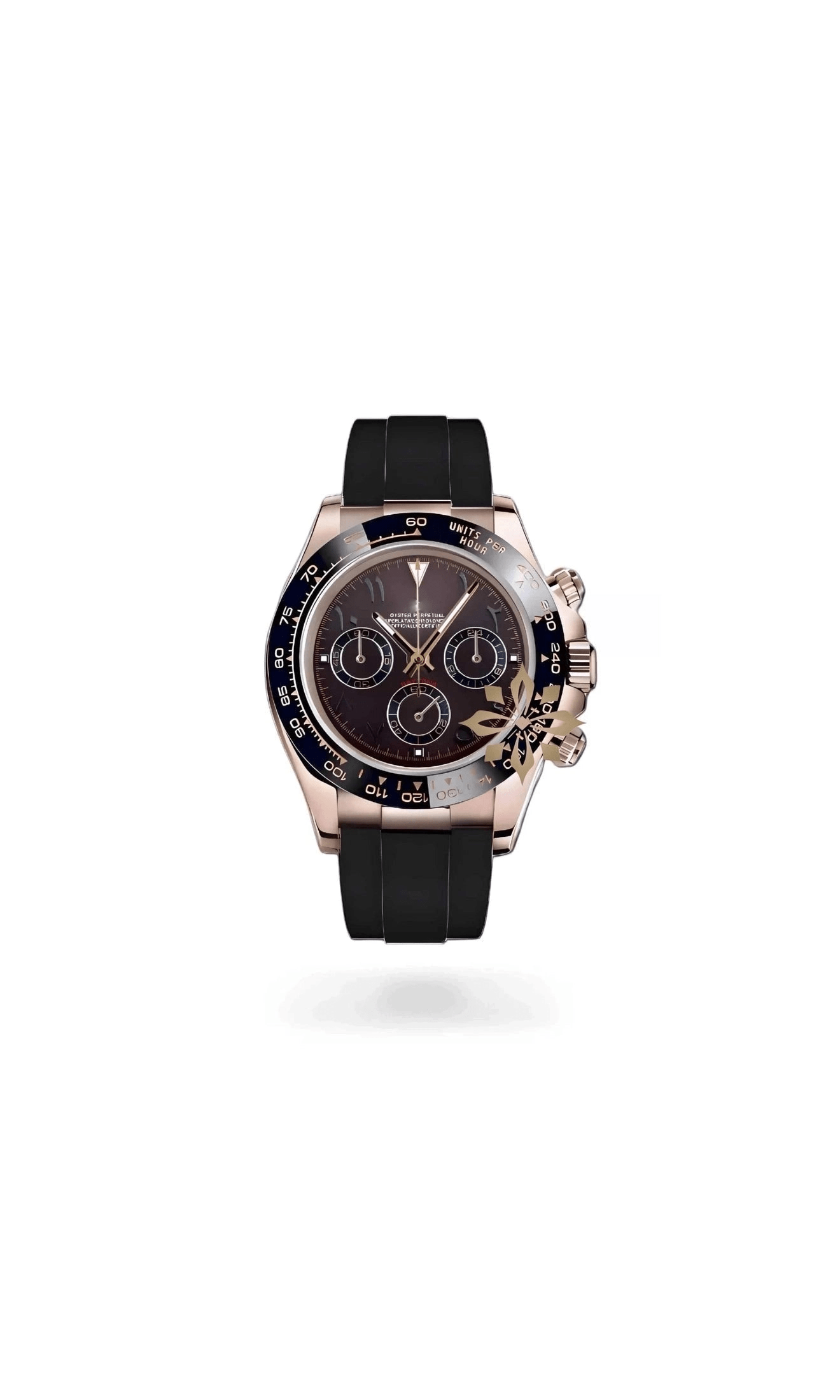 Seitona mod brown rose gold arabic watch - Circa Watch Labs seiko mod