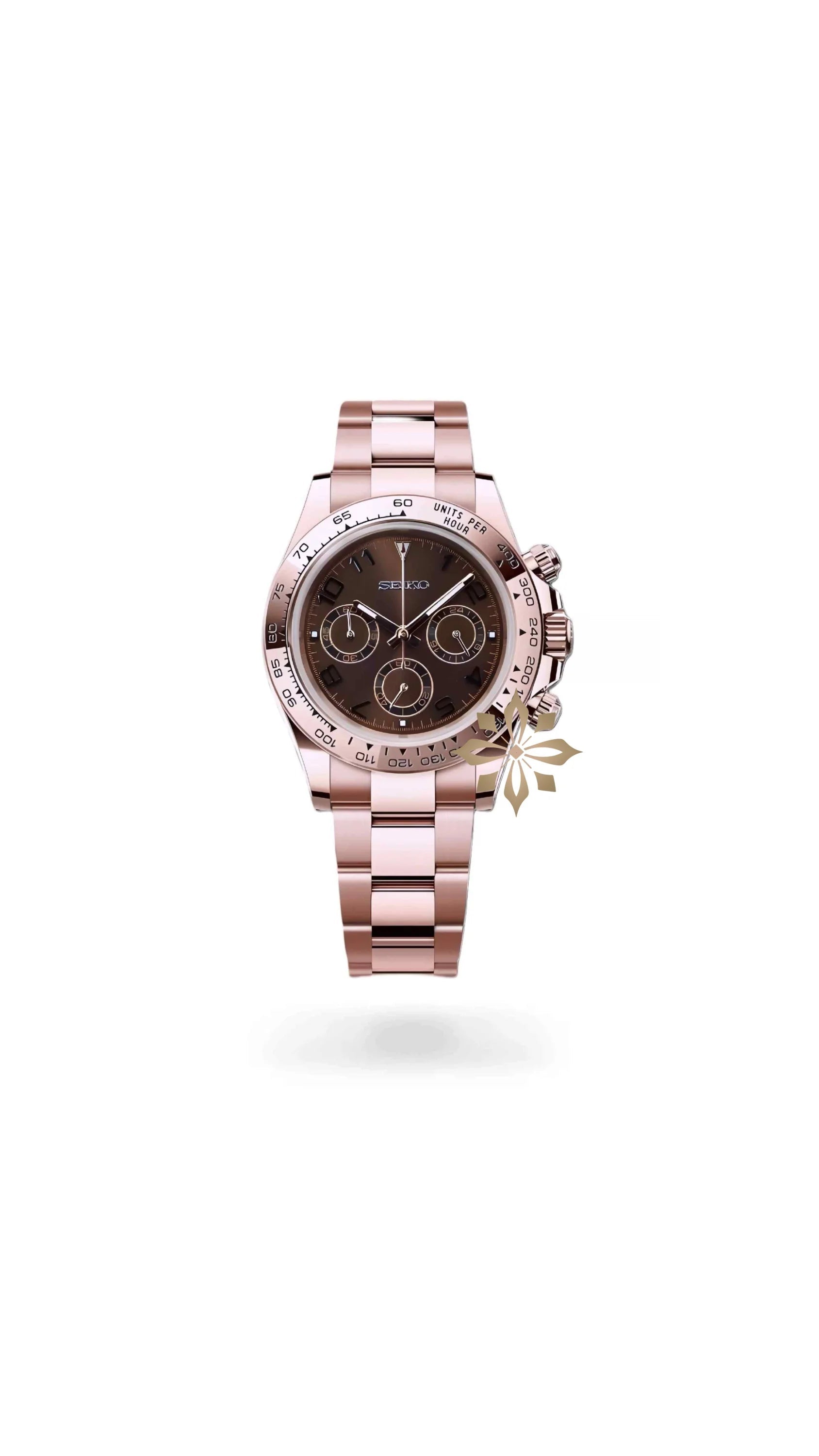 Seitona mod chocolate brown watch - Circa Watch Labs seiko mod