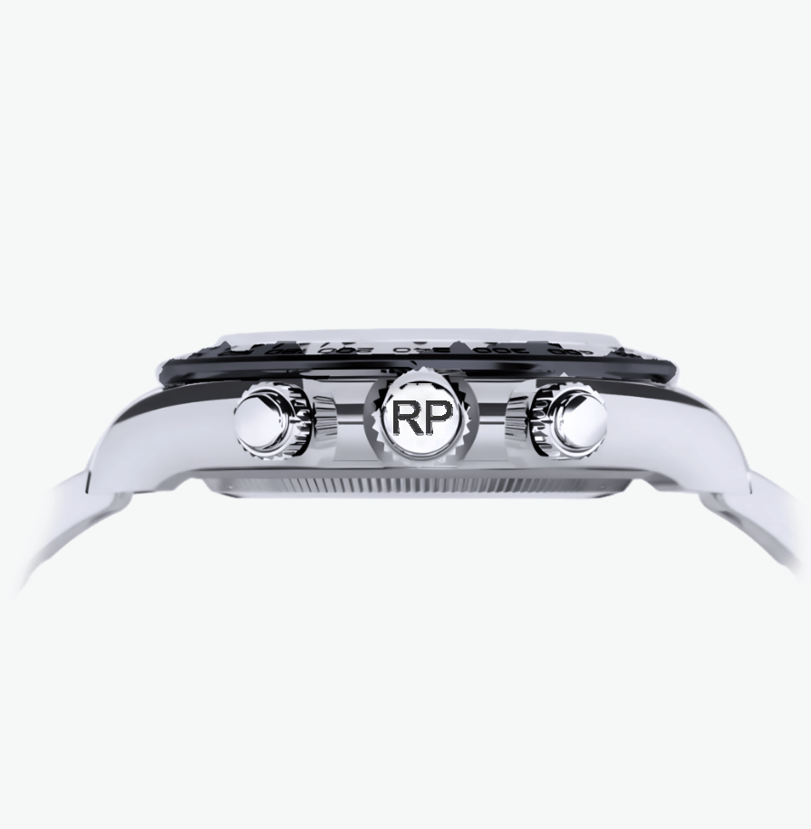 Seitona mod platinum baguette style watch - custom RP - Circa Watch Labs seiko mod