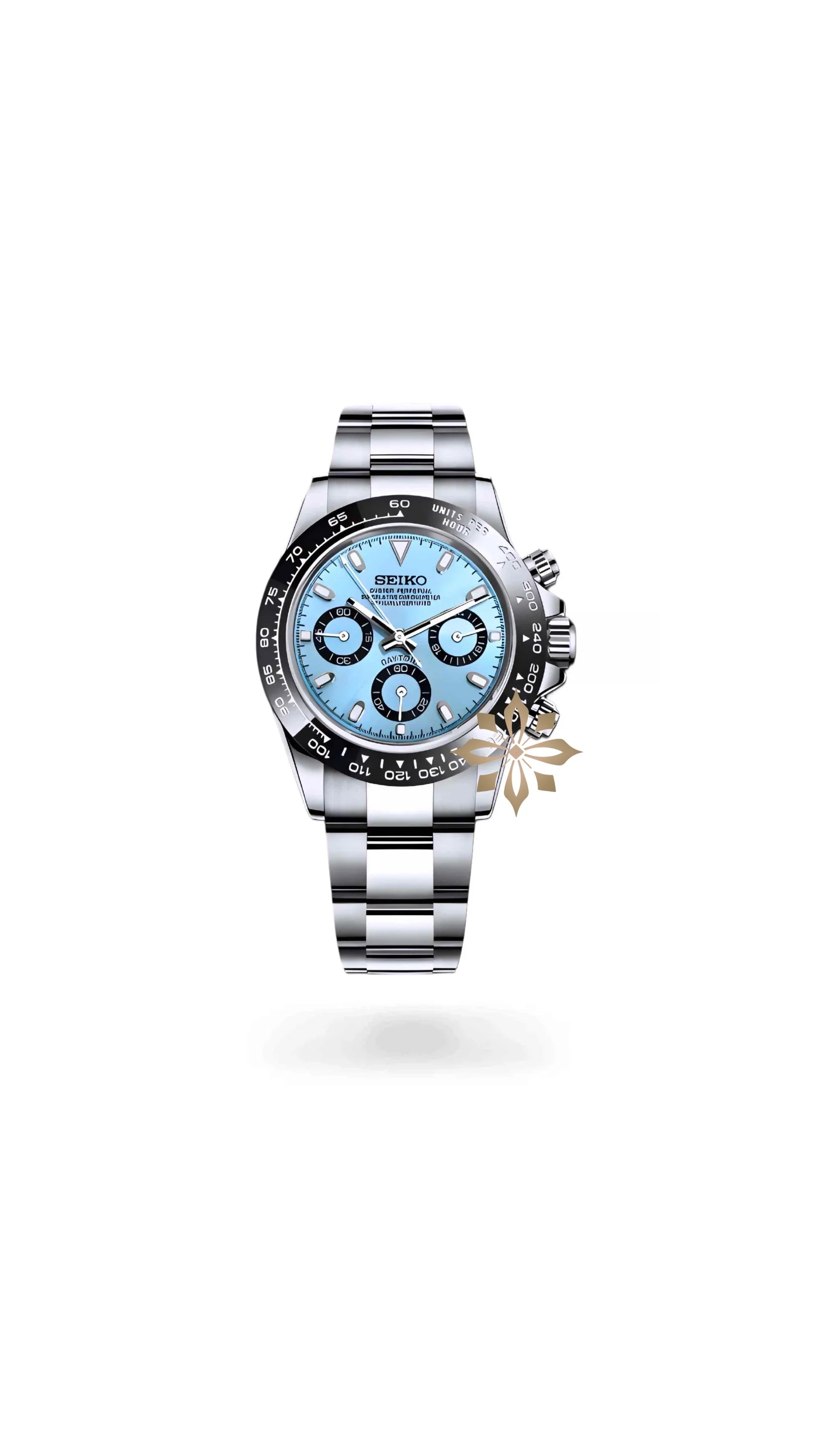 Seitona mod platinum watch - Circa Watch Labs seiko mod