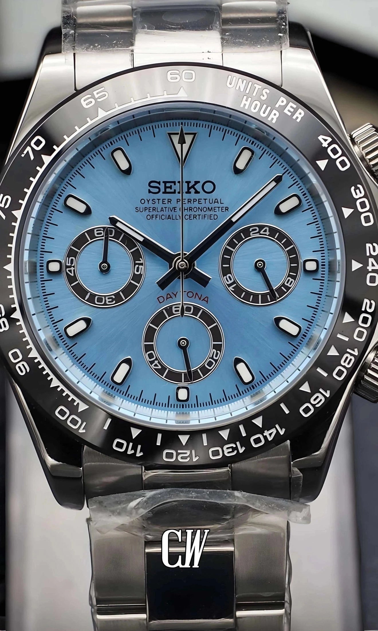 Seitona mod platinum watch - Circa Watch Labs seiko mod