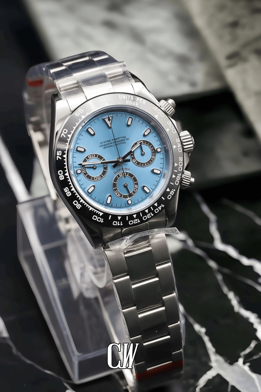 Seitona mod platinum watch - Circa Watch Labs seiko mod